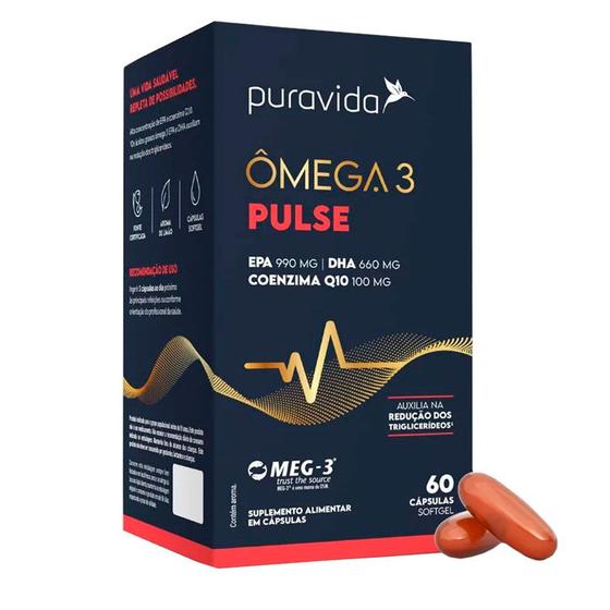 Imagem de Ômega-3 Pulse Puravida 60 caps