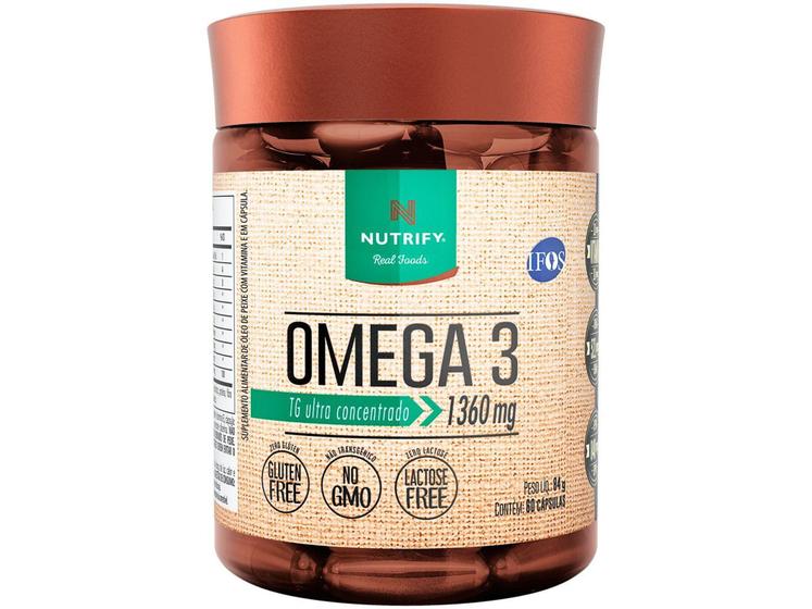 Imagem de Omega 3 TG Ultra Concentrado Nutrify 60 Cápsulas