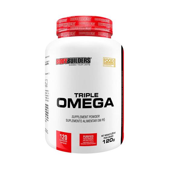 Ômega 3 Triple Plus 1000mg 120 Cápsulas Bodybuilders Ômega 3 / Óleo