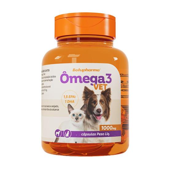 Imagem de Omega 3 Vet 1000mg Cães e Gatos 60 Cápsulas - Botupharma