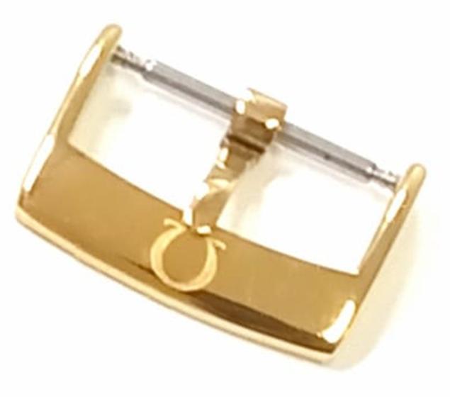 Imagem de Omega Fivela Fecho Dourado Com Logomarca P/ Pulseira Couro.LC147