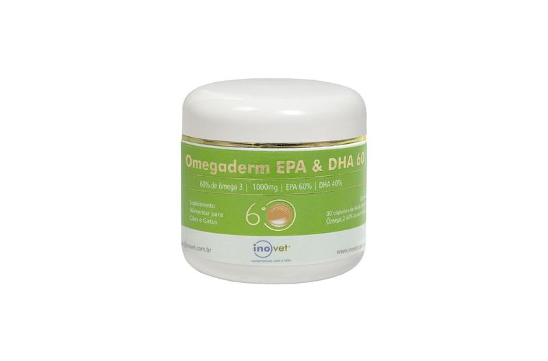 Omegaderm 60% epa & dha 1000 mg - Inovet Imagem de Omegaderm 60% epa & dha 1000 mg - Inovet