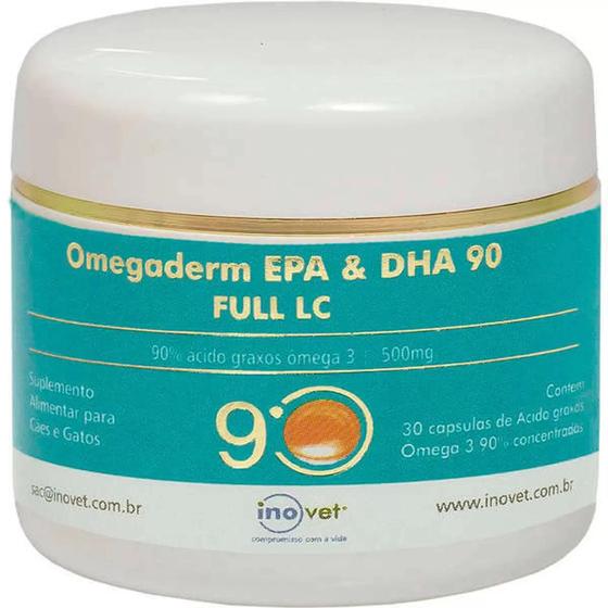 Imagem de Omegaderm 90 - Epa E Dha 500mg - Inovet