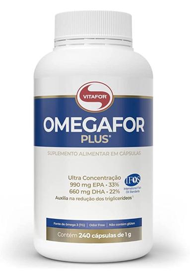 Omegafor Plus 240 capsulas Ômega 3 EPA DHA Vitafor Menor preço em Omegafor Plus 240 capsulas Ômega 3 EPA DHA Vitafor