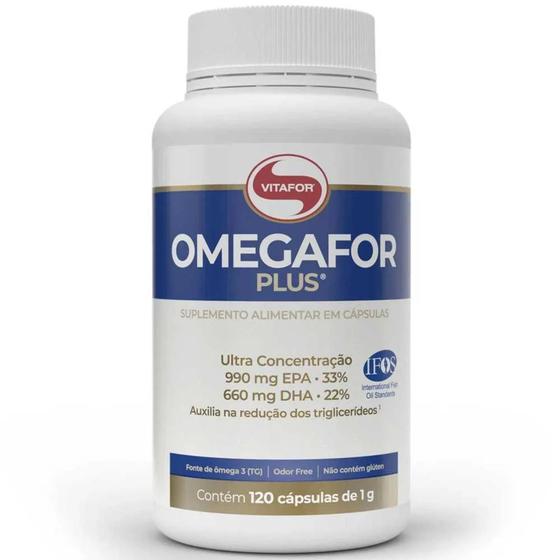 Imagem de Omegafor Plus Ômega 3 (33% EPA e 22% DHA) 1g