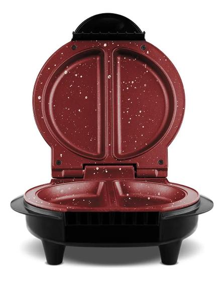 Omeleteira Britânia 750W Redstone Antiaderente Dupla Preto BOM02P 127V