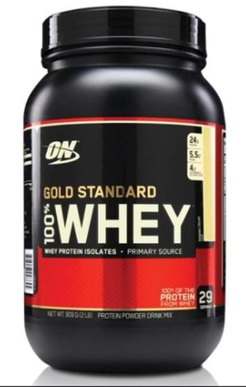 Imagem de On Whey Gold Standard Baunilha Optimun Nutrition - 907G