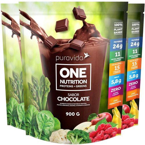 Imagem de One Nutrition Vegan Chocolate 3 X 900g Puravida