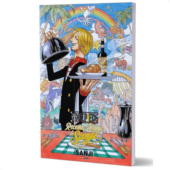 Imagem de One Piece Receitas Piratas Exclusivas do Sanji Vinsmoke Edição 1, Capa Dura em português - One Piece Livro de Receitas