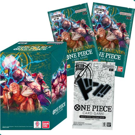 Imagem de One Piece TCG Double Pack Set 5 OP 08 Two Legends Card Game Inglês