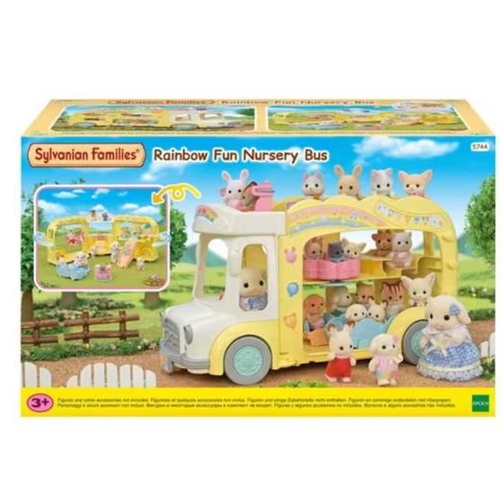 Imagem de Onibus Arco-Iris Jardim Da Infancia - Sylvanian Families