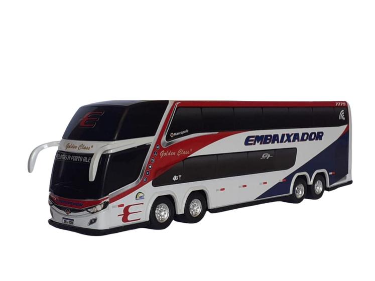 Imagem de Ônibus De Brinquedo 4 Eixos Embaixador Escala 1/43