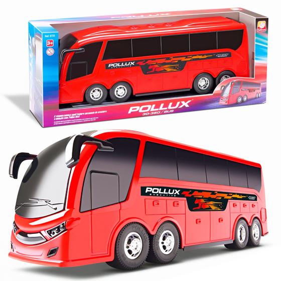 Imagem de Ônibus De Brinquedo Pollux Bus Várias Cores 6725 - Silmar Brinquedos