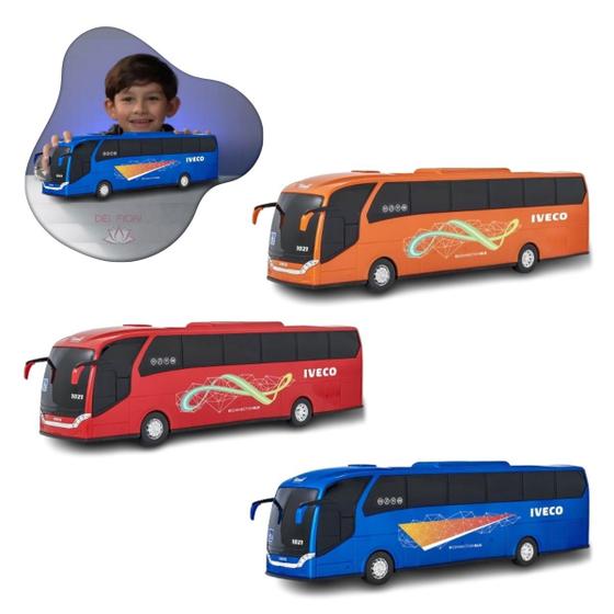 Imagem de Ônibus de Brinquedo Viagem Iveco Grande - COR SORTIDA