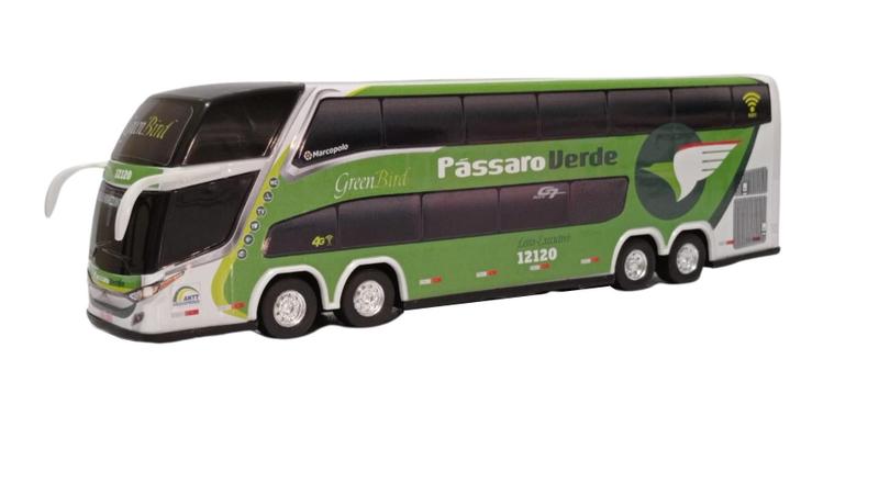 Imagem de Ônibus Em Miniatura Pássaro Verde 1800 Dd G7
