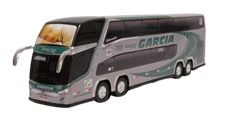 Imagem de Ônibus Em Miniatura Viação Garcia Double 1800 DD G7