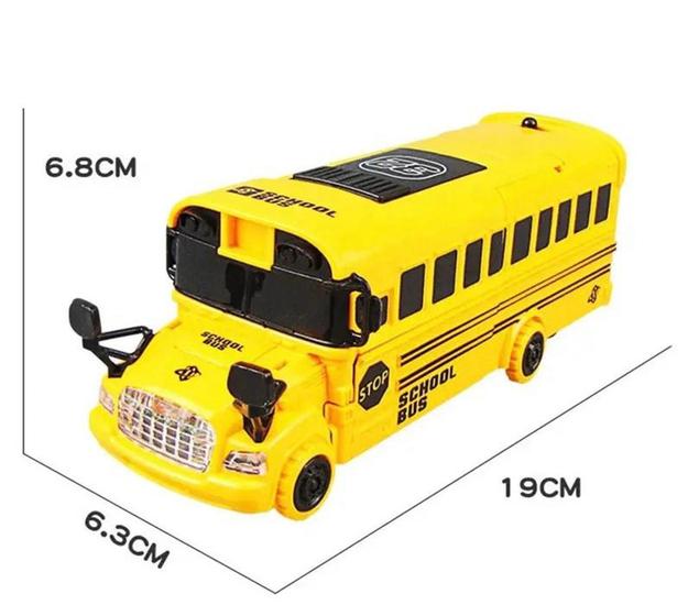 Imagem de Ônibus Escolar Modelo Universal Bus Brinquedos Com Música Luz ENVIO RÁPIDO!