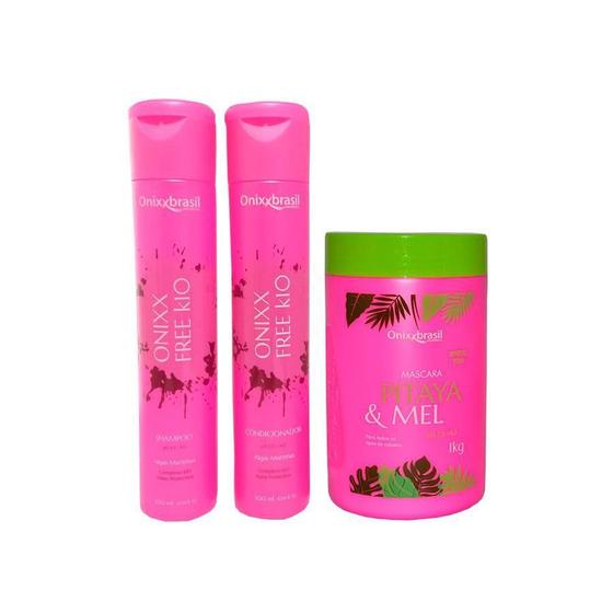 Imagem de Onixx Free K10 300Ml + Mascara Pitaya E Mel 1Kg