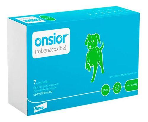 Imagem de Onsior 20mg Elanco Cães 10kg A 20kg Com 7 Comprimidos