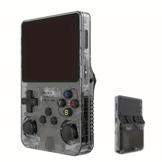 Imagem de Open Source R36S Retro Handheld Video Gamer Console polegadas IPS tela portátil 64GB