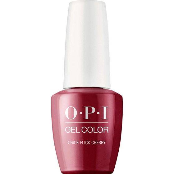 Imagem de OPI GelColor, Chick Flick Cherry, esmalte de unhas em gel ve