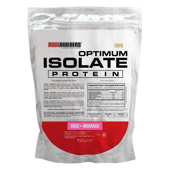 Imagem de Optimum Isolate Whey Protein Morango- 900G