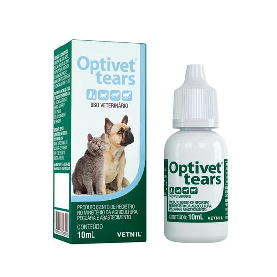 Imagem de Optivet Tears 10 ml Colírio Vetnil