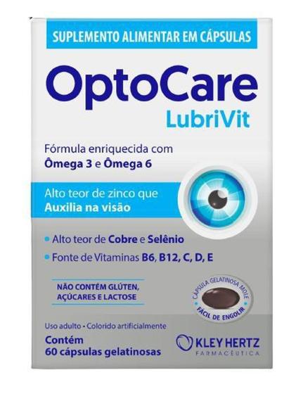 Imagem de Optocare Lubrivit Omega 3 E 6 Zinco 60 Cápsulas Gelatinosas - KLEY HERTZ LABORATORIO