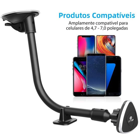 Imagem de OPTUP Suporte Magnético para Celular - 4 Fortes Imãs no Suporte Magnético - Suporte para Celular - Base Triangular