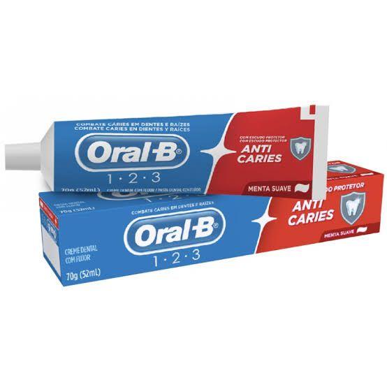 Imagem de Oral-B Creme Dental 1 2 3 Anticáries 70g