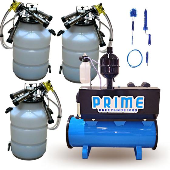 Imagem de Ordenhadeira Mecânica BV 450 , Motor 2 cv com 3 conjunto de ordenha completo