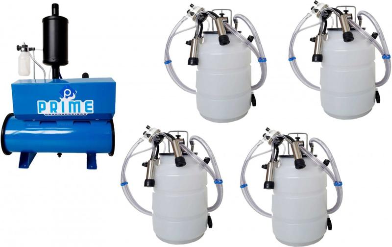 Imagem de Ordenhadeira prime bv 600, motor 2 cv, com 4 conjuntos - 860004