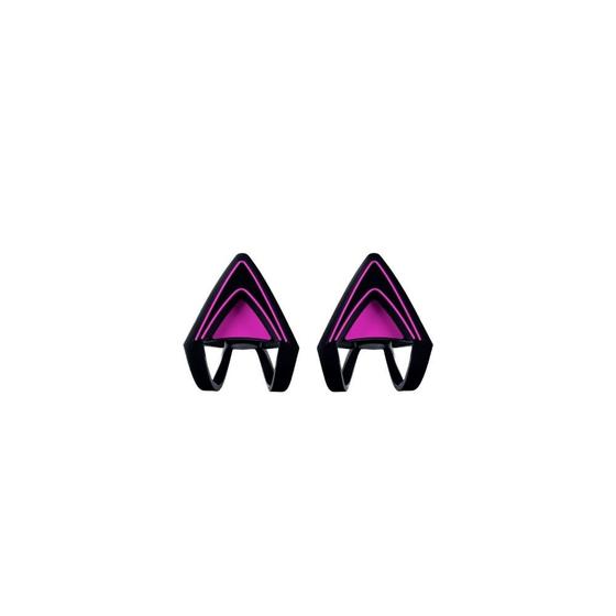 Imagem de Orelha de Gatinho Razer Para Linha de Headset Kraken Neon Purple - RC2101140100W3X
