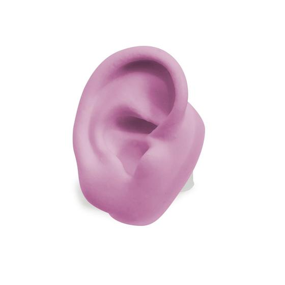 Imagem de Orelha de Silicone Para Auriculoterapia - Rosa