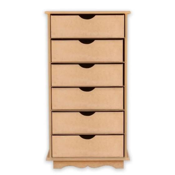 Organizador 6 Gavetas Sapatos Roupas Toalhas Gaveteiro Mdf é boa?