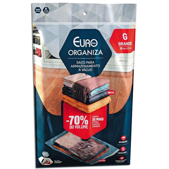 Imagem de Organizador a Vacuo Grande Trasnparente 90 X 55cm Euro