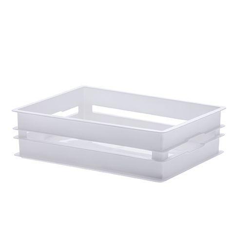 Imagem de Organizador Caixote 28x19x8,5cm Empilhável e Modular Cozinha