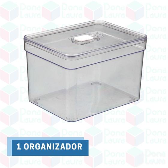 Imagem de Organizador De Alimentos Grande Resistente Transparente 1 Uni