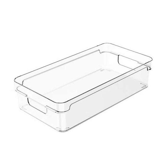 Imagem de Organizador de Armários Clear 30 x 15 x 7cm Natural