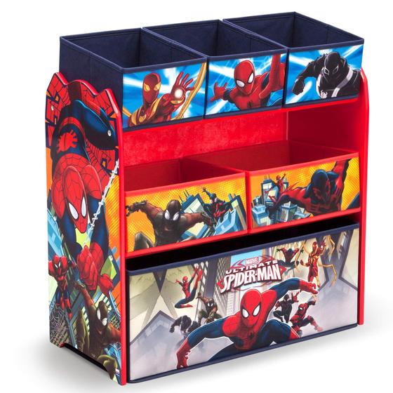 Imagem de Organizador de brinquedos Delta Children Marvel Spider Man