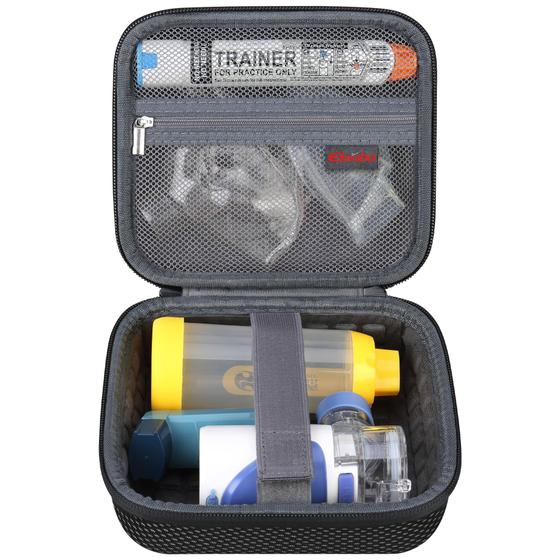 Imagem de Organizador de Brinquedos Elonbo para Bakugan, BakuCores e Geogan Rising - Com Bolso Extra para Cartas