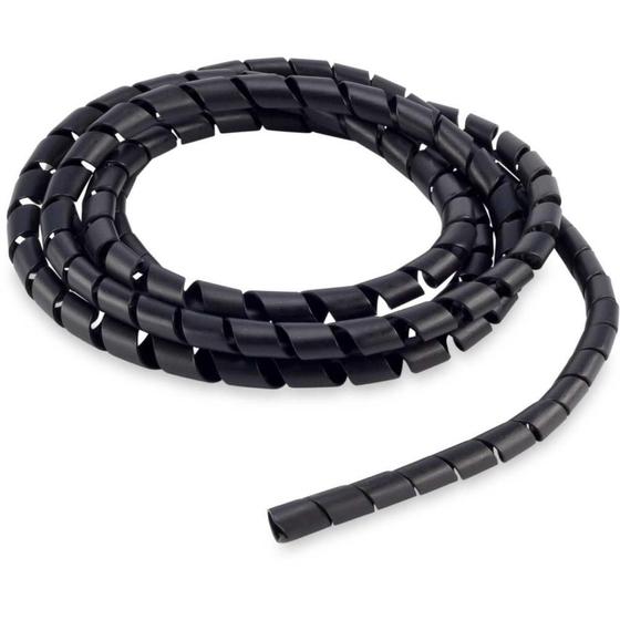 Imagem de Organizador de Cabos Espiral 12MMX1,1MM 3MTS Preto