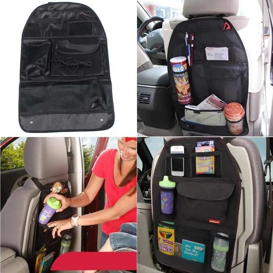 Imagem de Organizador de Carro Multiuso Para Banco Porta Garrafa Compacto Uber Taxi