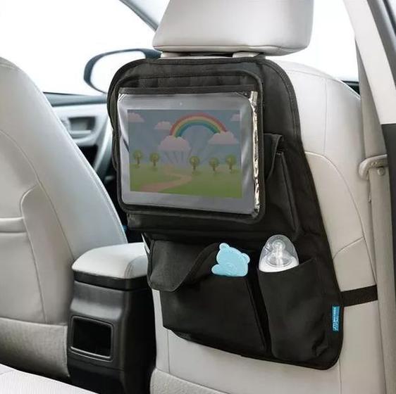 Imagem de Organizador De Carro Porta Treco Com Case Para Tablet Multikids