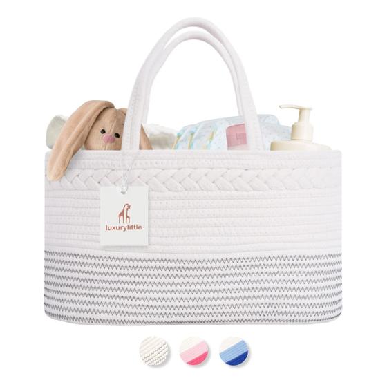 Imagem de Organizador de Fraldas Luxury Little Extra Large - Corda de Algodão