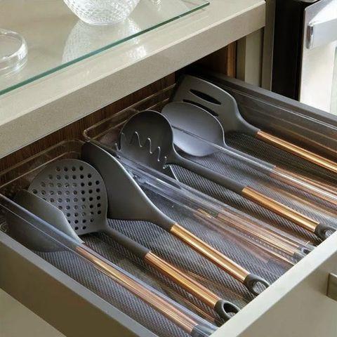 Imagem de Organizador de Gaveta Modular Utensílios de Cozinha Acrílico