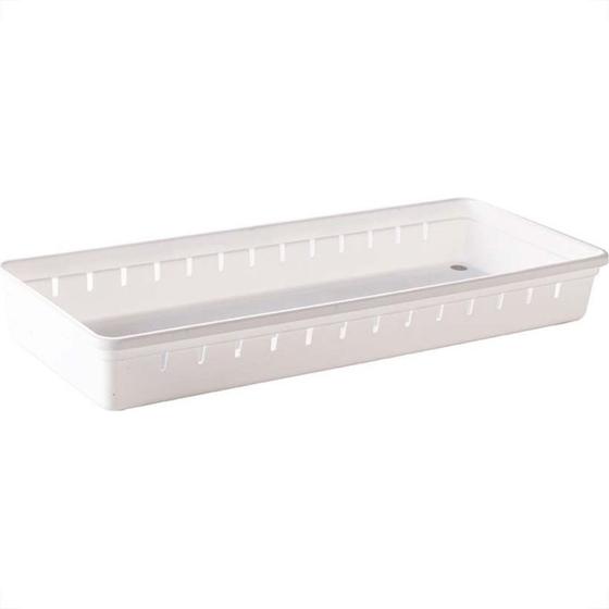 Imagem de Organizador De Gavetas Plasutil 37,5Cm X 15,4Cm X 5Cm Branco - 9735