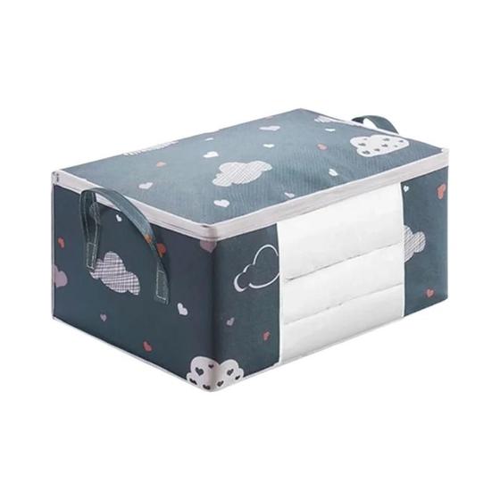 Imagem de Organizador de Guarda-Roupa de Grande Capacidade - Saco de Armazenamento para Colchas e Roupas