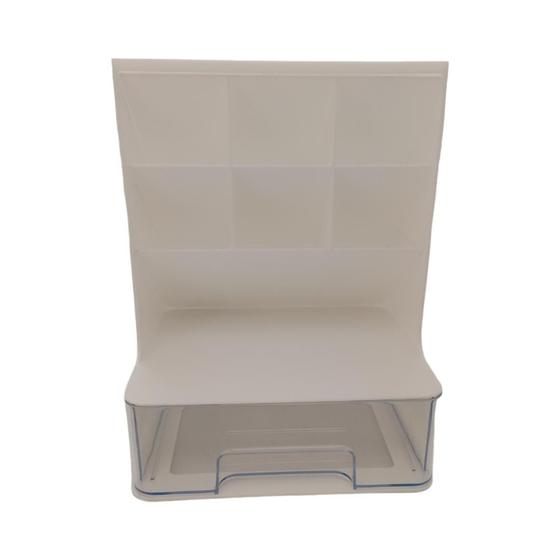 Imagem de Organizador de Mesa Multiuso com Gaveta e Divisórias