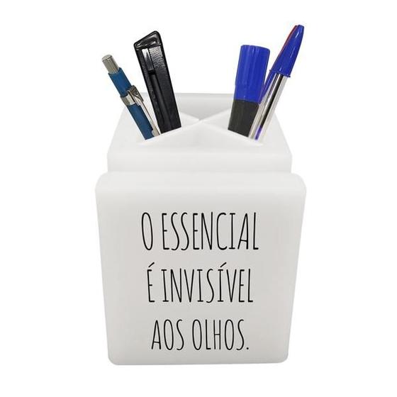 Imagem de Organizador de mesa porta canetas e celular o essencial